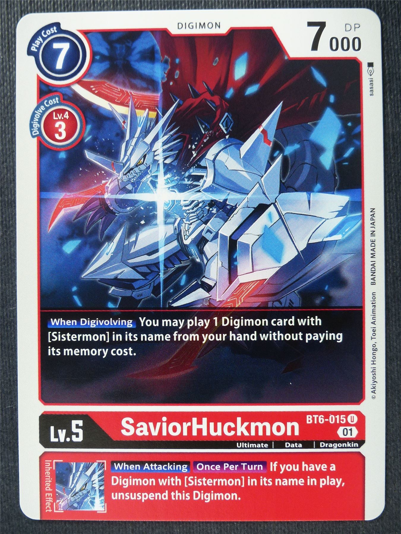 SaviorHuckmon BT6-015 U - Digimon Card #4JO