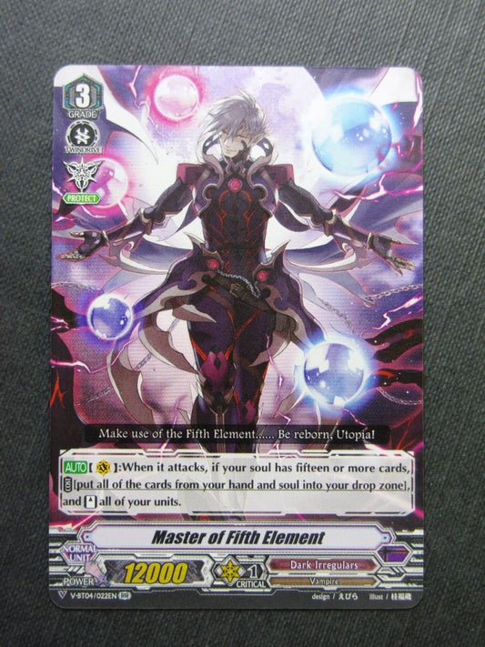 Master of Fifth Element V-BT04 RR - Vanguard Cards #GA