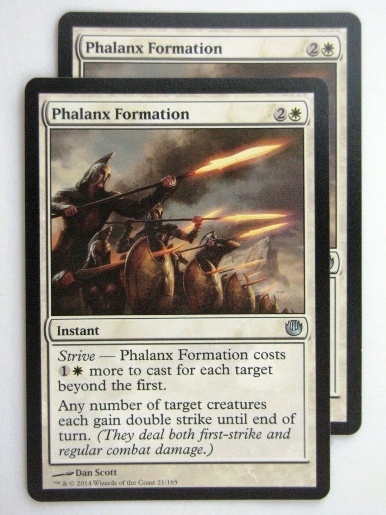 MTG Magic Cards: PHALANX FORMATION x2 Journey to Nyx # 24E24