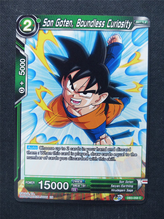 Son Goten Boundless Curiousity