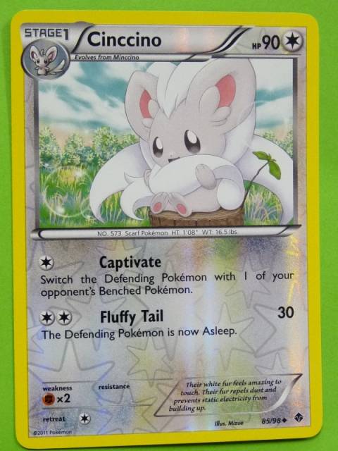 POKEMON B&W Foil Emerging Powers - CINCCINO 85/98