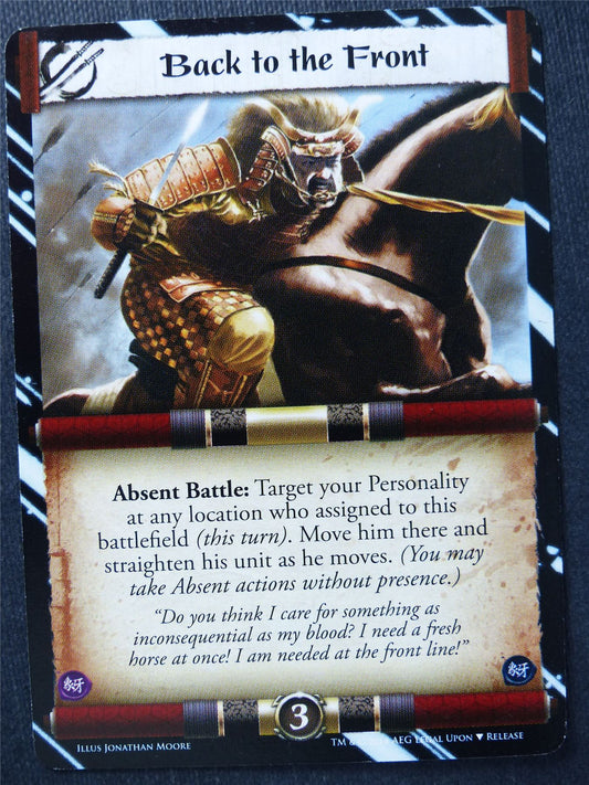 Back to the Front Promo - L5R Cards #LY