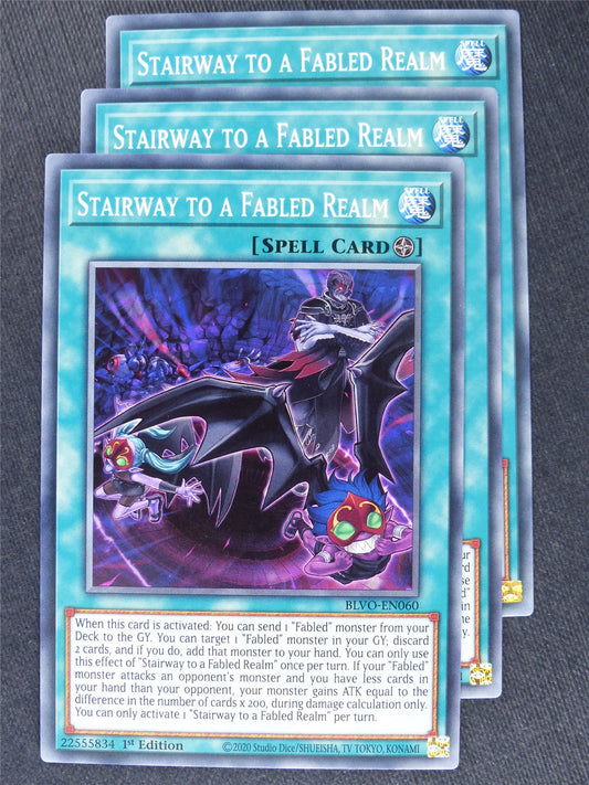 Stairway To A Fabled Realm x3 - Yugioh Cards #XW