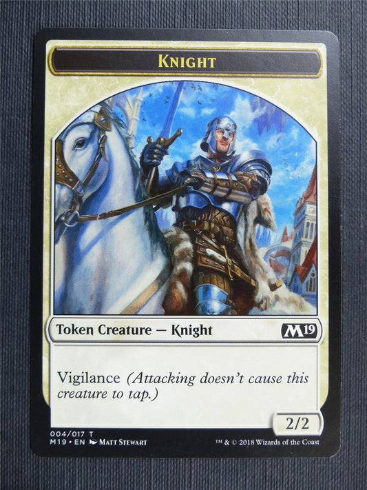 Knight Token - Mtg Magic Cards #45E