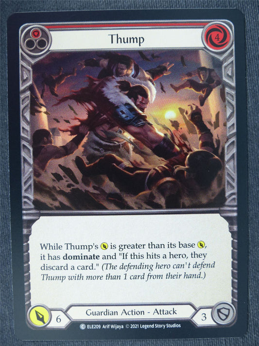 Thump C Foil Red - 1st Ed Tales of Aria - Flesh and Blood