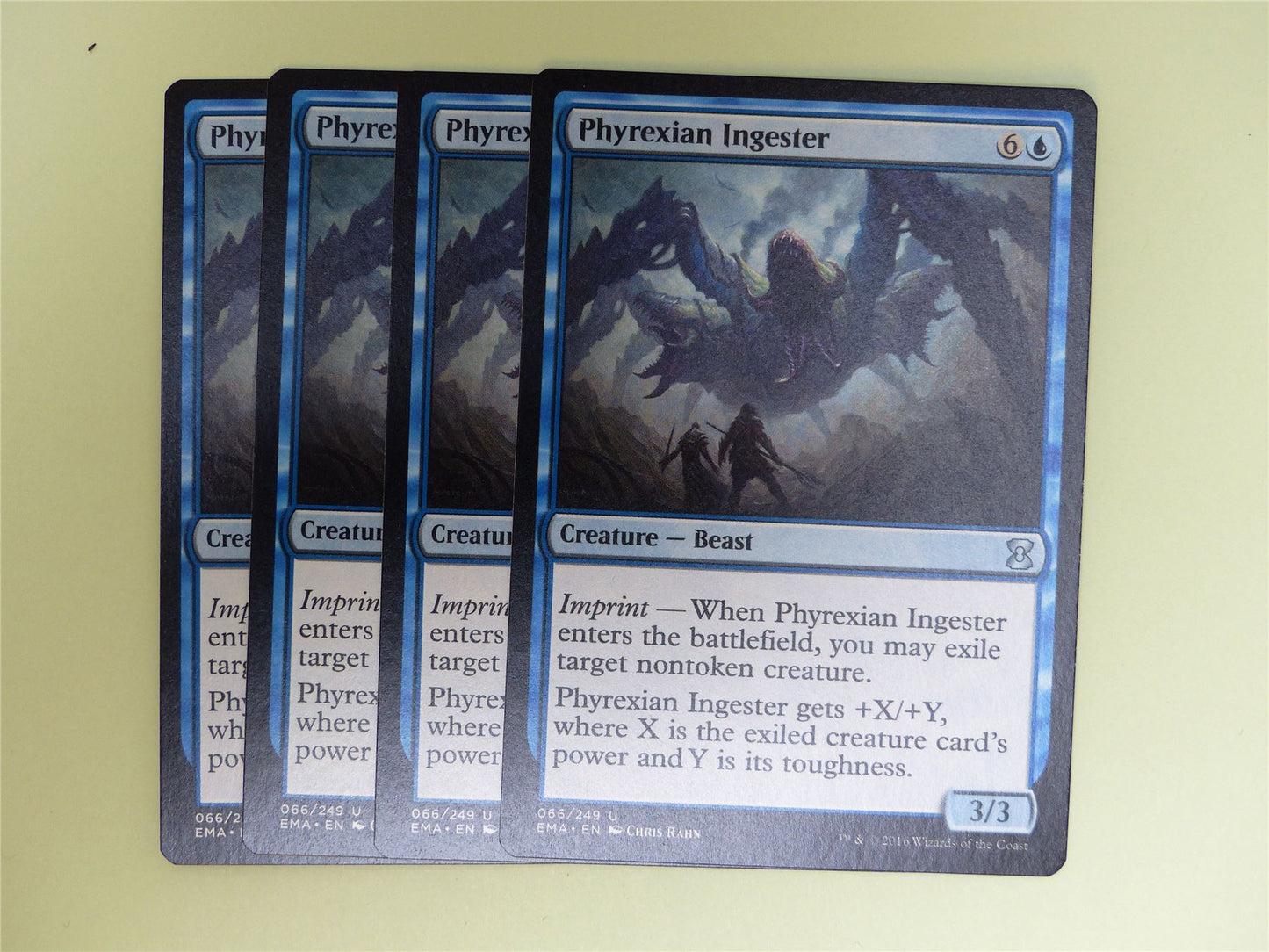 4 x Phyrexian Ingester - Mtg Card # G44