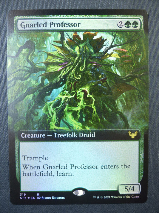 Gnarled Professor Extended art Foil - Mtg Card #89N