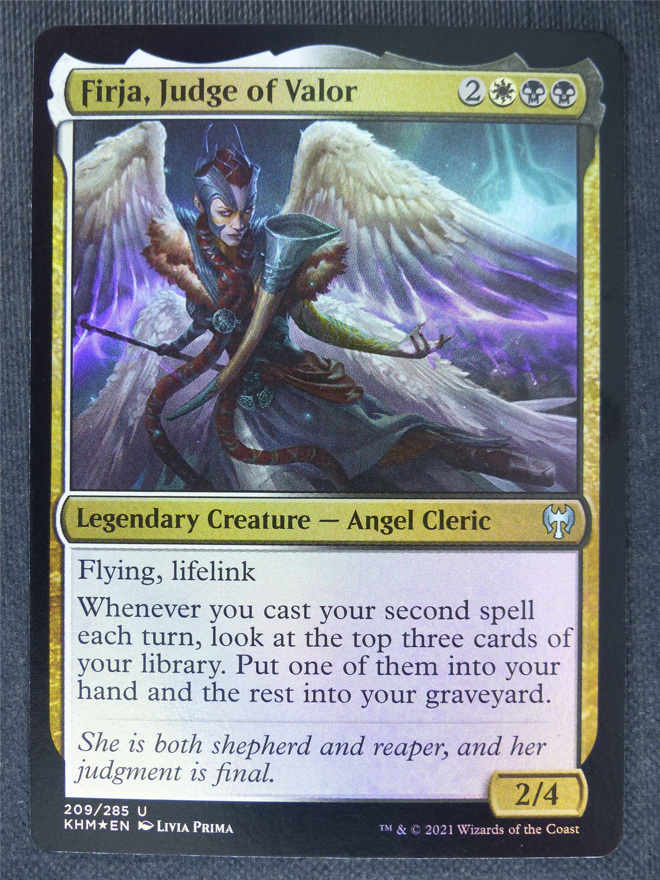 Firja Judge of Valor Foil Collector
