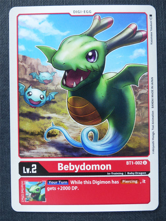 Bebydomon BT1-002 U - Digimon Cards #RT