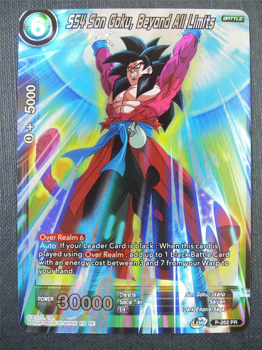 SS4 Son Goku Beyond All Limits Promo PR - Dragon Ball Super Card #58R