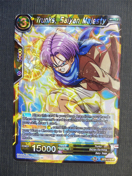 Trunks Saiyan Majesty R - Dragon Ball Super Cards #6AK