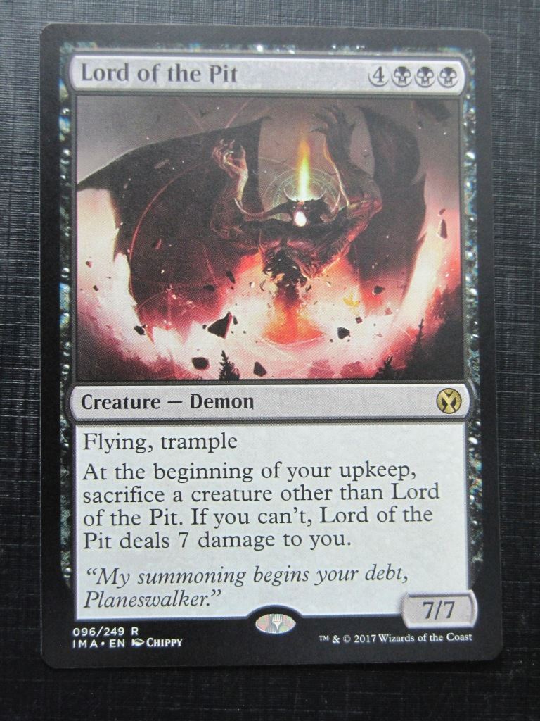 LORD OF THE PIT - ICONIC MASTERS - Mtg Card # 4H73