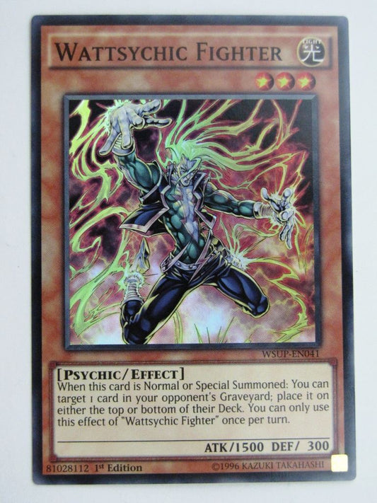 Yugioh Cards: WATTSYCHIC FIGHTER WSUP SUPER RARE # 25E94