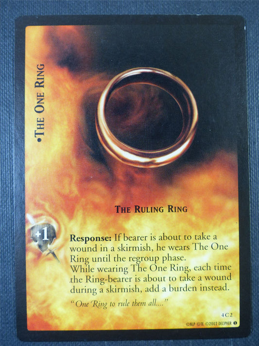 The One Ring 4 C 2 - LotR Card #29J