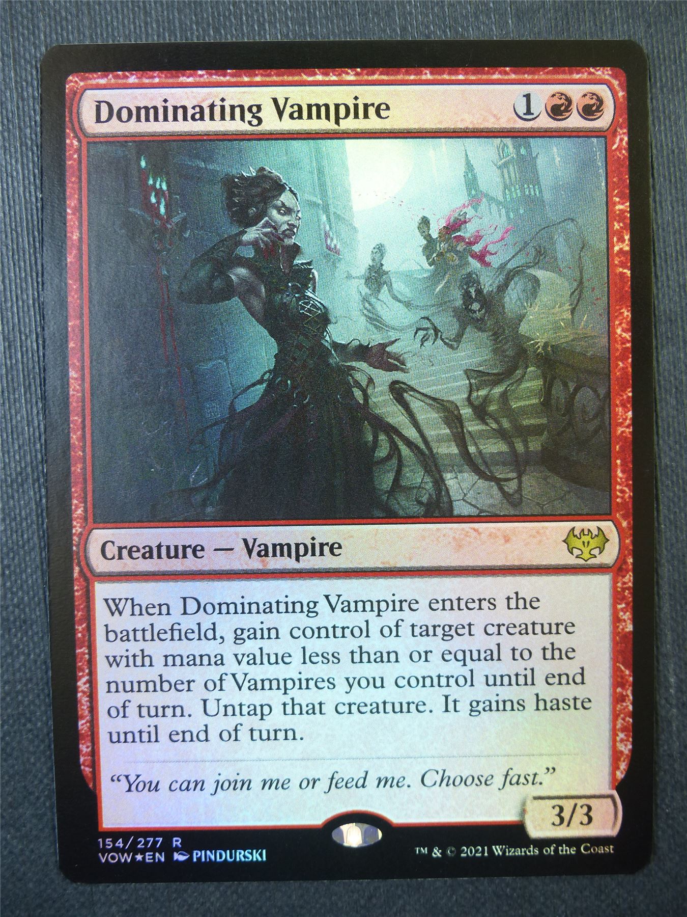 Dominating Vampire Foil - Mtg Card #8A5