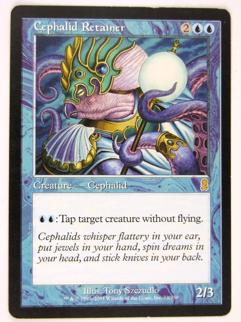 MTG Magic: The Gathering Cards: CEPHALID RETAINER - Played Rare