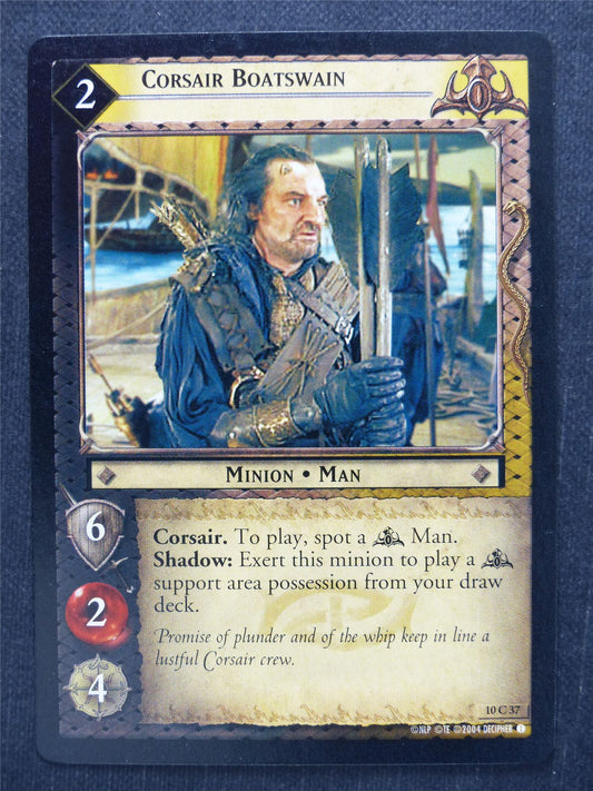 Corsair Boatswain 10 C 37 - LotR Cards #L8