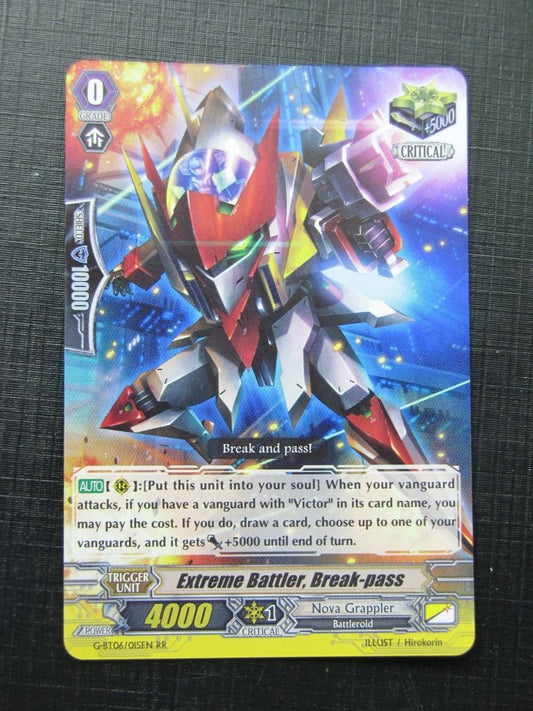 Extreme Battler Break-Pass G-BT06 RR - Vanguard Card # 8H84