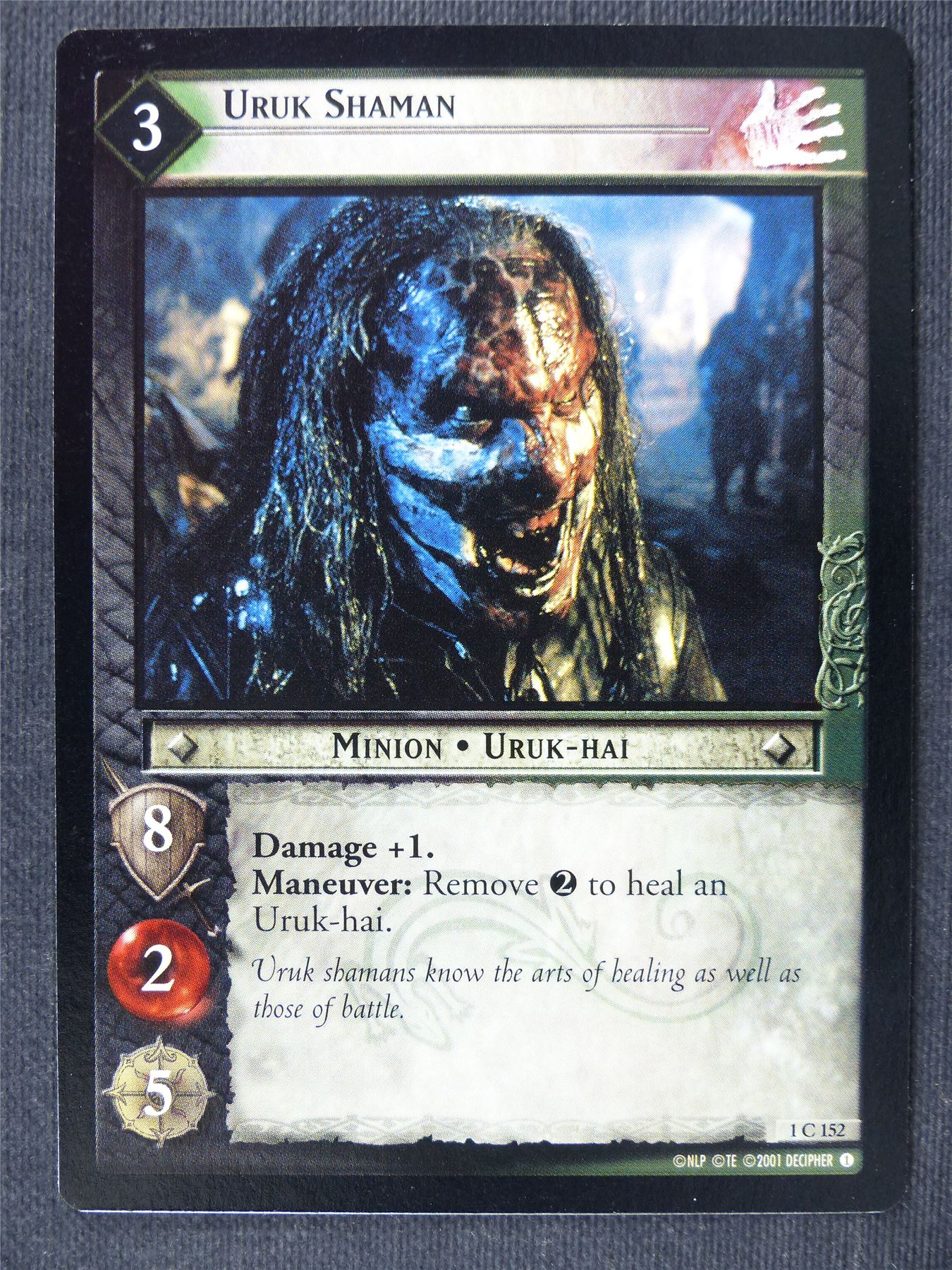 Uruk Shaman 1 C 152 - LotrR Cards #3F8