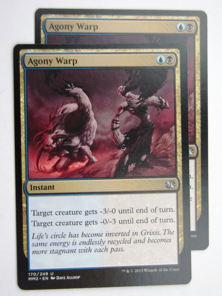 MTG MODERN MASTERS TWO: AGONY WARP x2 # 28A72