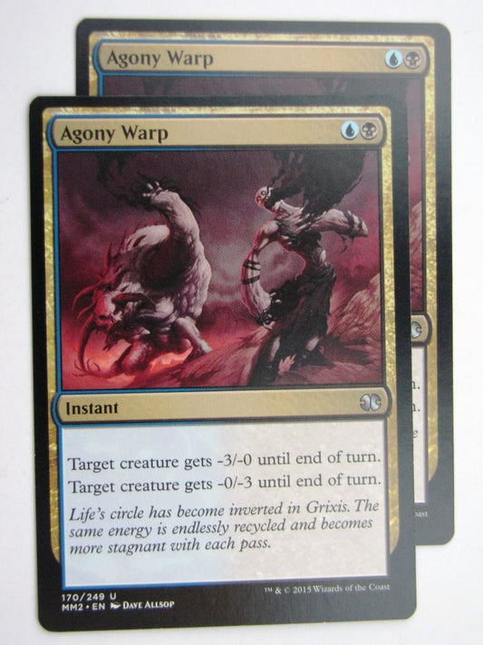 MTG MODERN MASTERS TWO: AGONY WARP x2 # 28A72