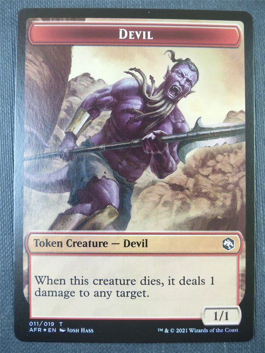 Devil Token Foil - Mtg Card #SK