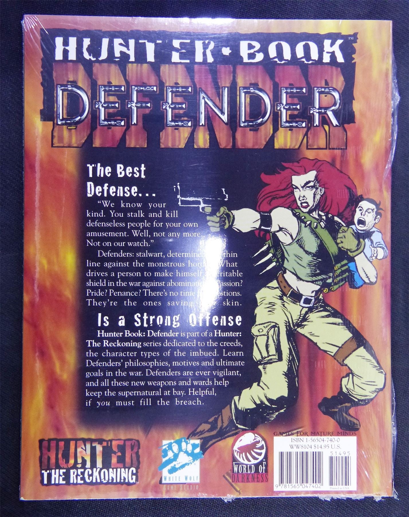 Hunter Book - Defender - Hunter - The Reckoning - Roleplay - RPG #171