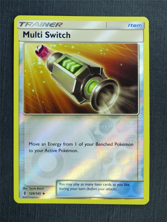 Multi Switch 129/145 Reverse Holo - Pokemon Cards #5QO