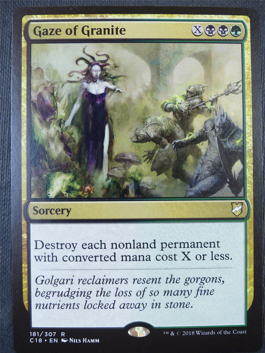 Gaze of Granite - Mtg Card #5SZ