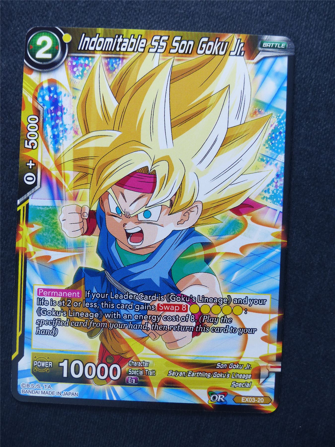 Indomitable SS Son Goku Jr. - Dragon Ball Super Cards #10Y