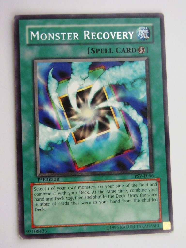 Yugioh Cards: MONSTER RECOVERY PSV RARE # 36E30