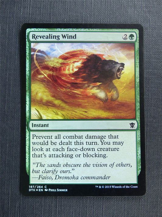 Revealing Wind Foil - Mtg Magic Cards #57P