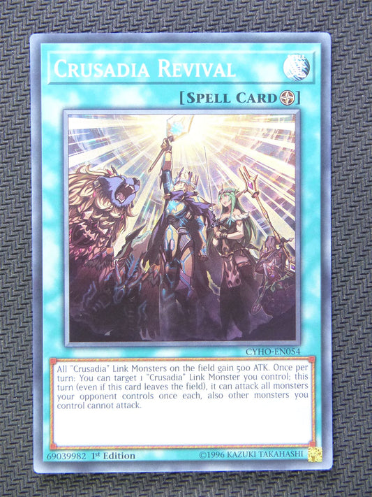 Crusadia Revival CYHO Super Rare 1st Ed - Yugioh Cards #5CV