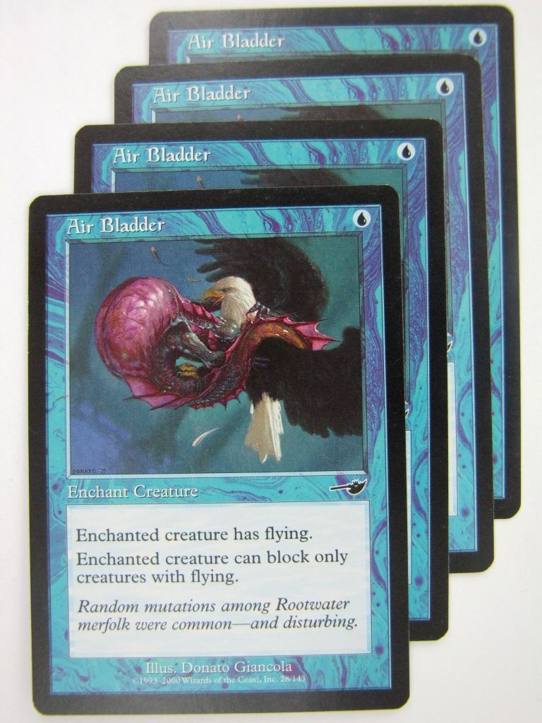 MTG Magic Cards: AIR BLADDER x4 # 8F34