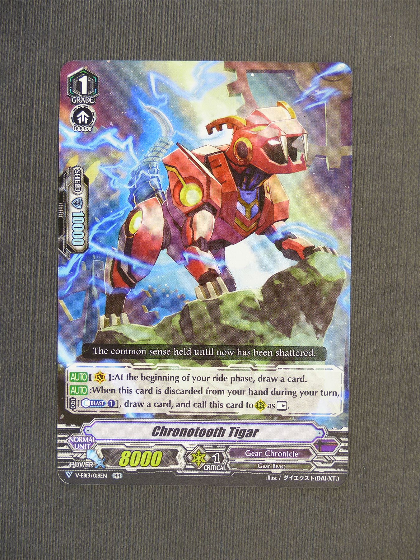 Chronotooth Tigar V-EB13 RR - Vanguard Cards #5QT