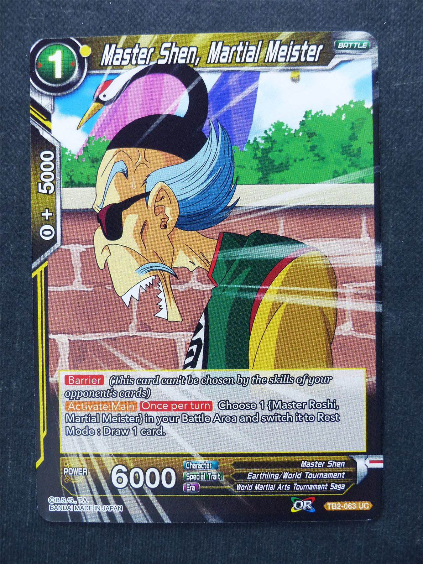 Master Shen Martial Meister - Dragon Ball Super Cards #5H