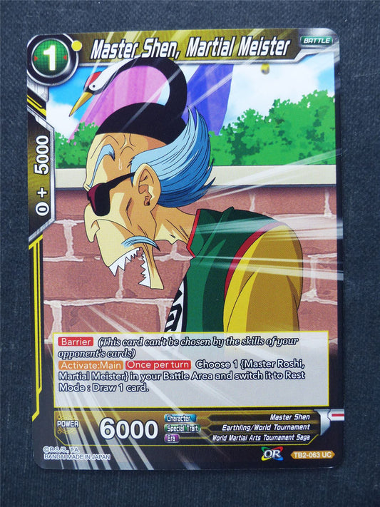 Master Shen Martial Meister - Dragon Ball Super Cards #5H