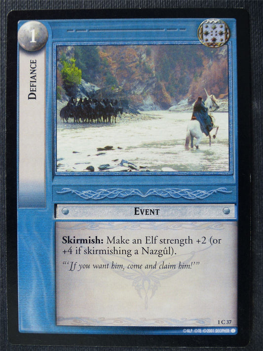 Defiance 1 C 37 - LotR Card #4A9