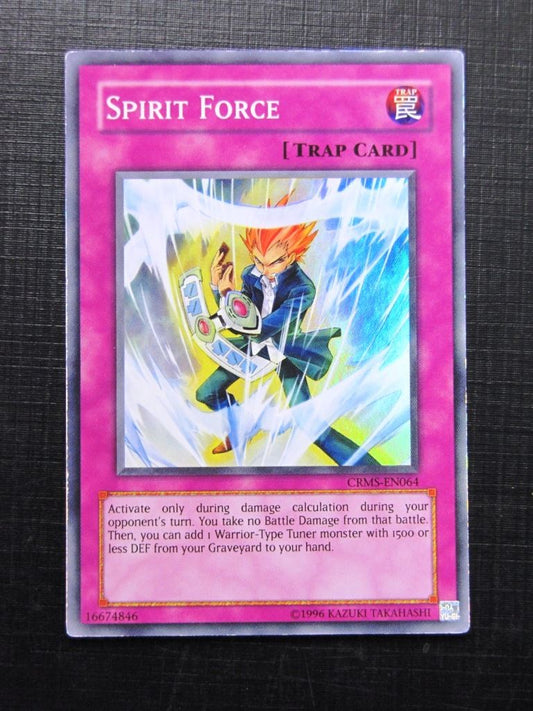 Yugioh Cards: SPIRIT FORCE CRMS SUPER RARE played # 28I90