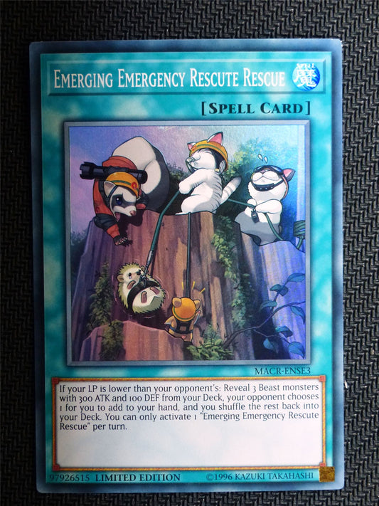 Emerging Emergency Rescute Rescue - MACR - Super Rare - Yugioh Card # 1D94