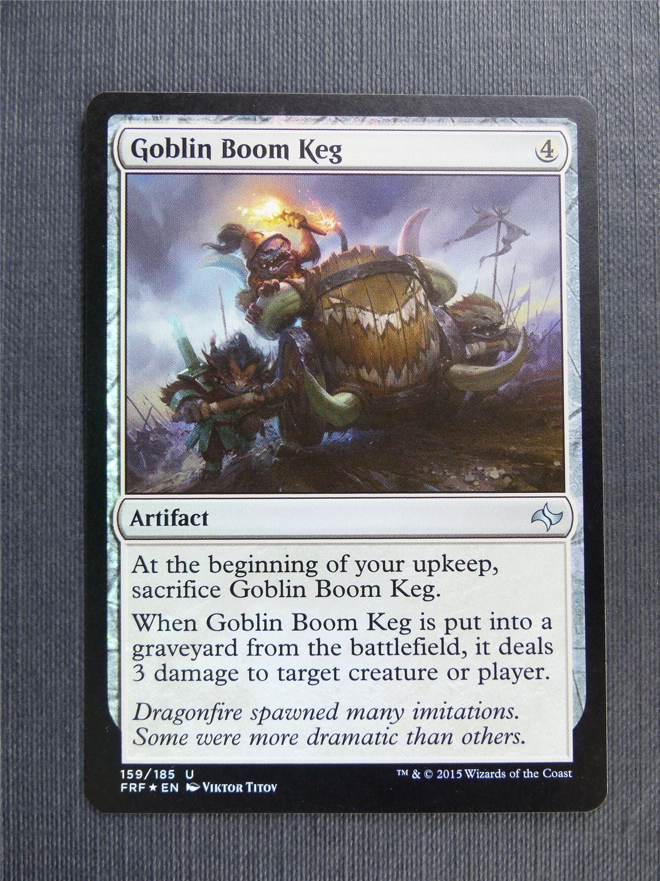 Goblin Boom Keg Foil - Mtg Magic Cards #4EB