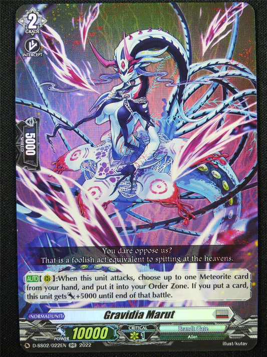 Gravidia Marut D-SS02 RR - Vanguard Card #ZT