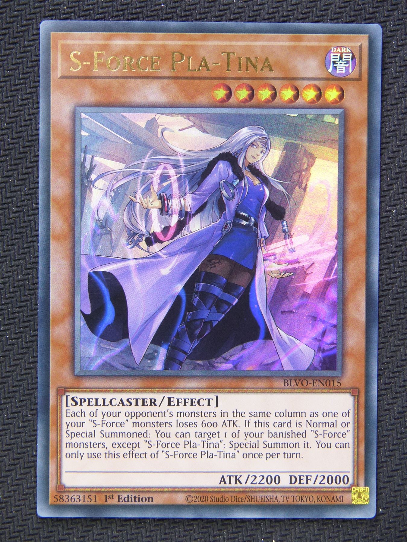 S Force Pla Tina BLVO - Ultra Rare - Yugioh Card #64I