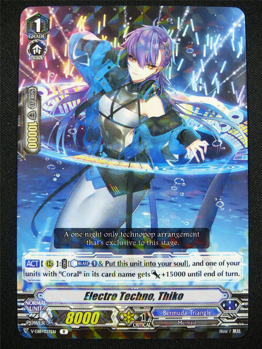 Electro Techno Thiko V-EB11 R - Vanguard Card #UV