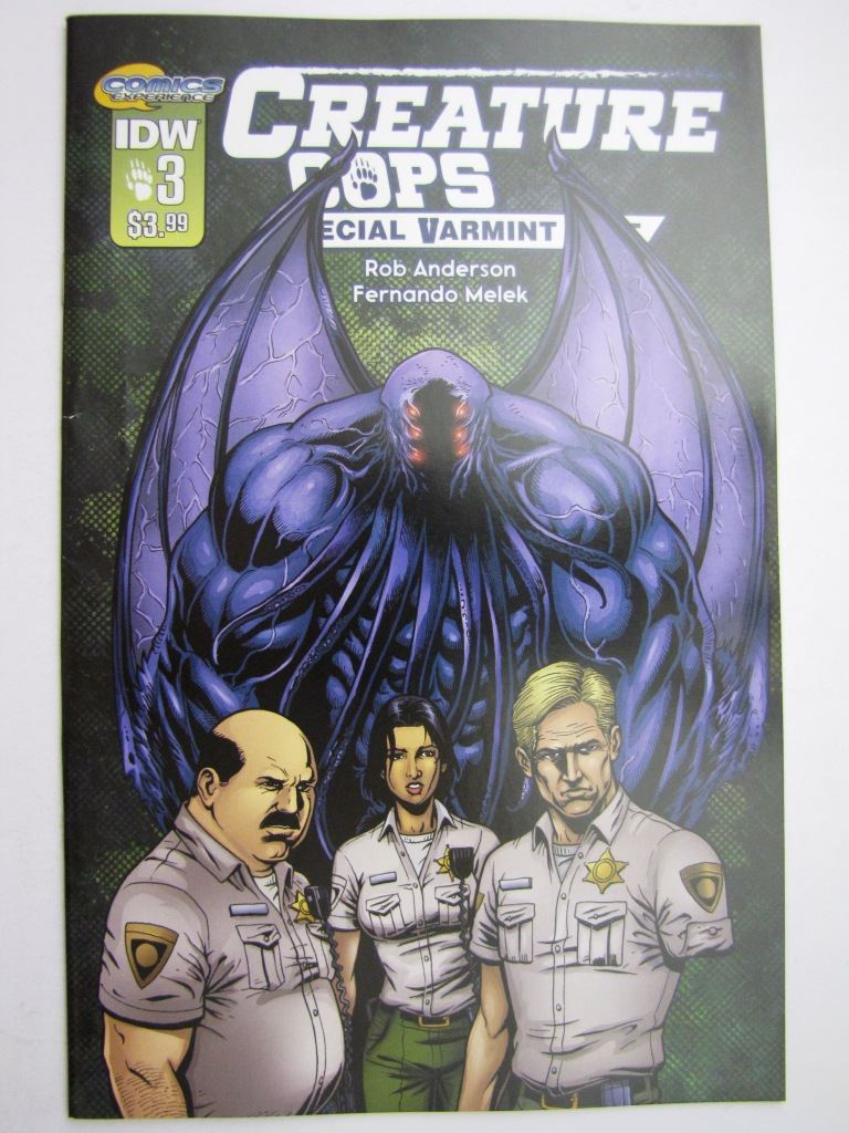 IDW Comics: CREATURE COPS: SPECIAL VARMINT UNIT #3 MARCH 2015 # 26D15