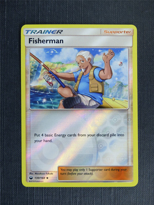 Fisherman 130/168 Reverse Holo - Pokemon Cards #1KT