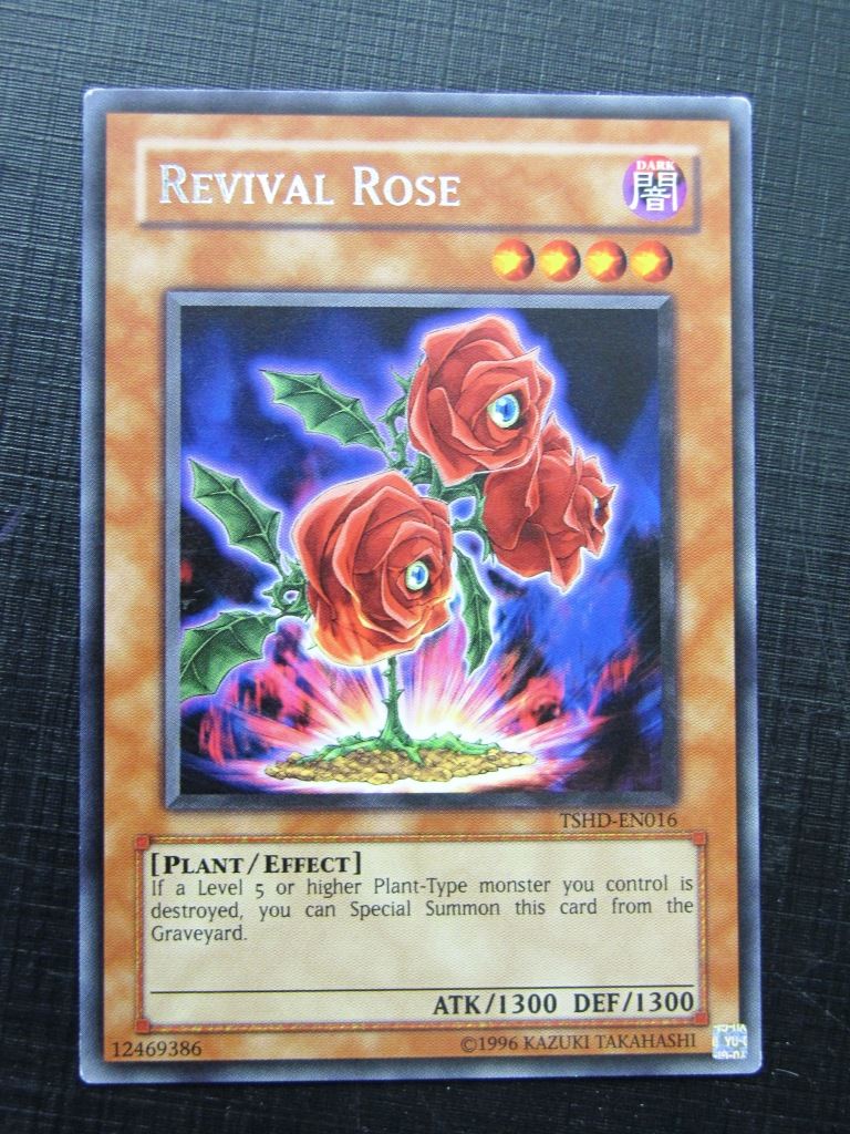 Revival Rose TSHD Rare - 1st ed - Yugioh Card # 7J4