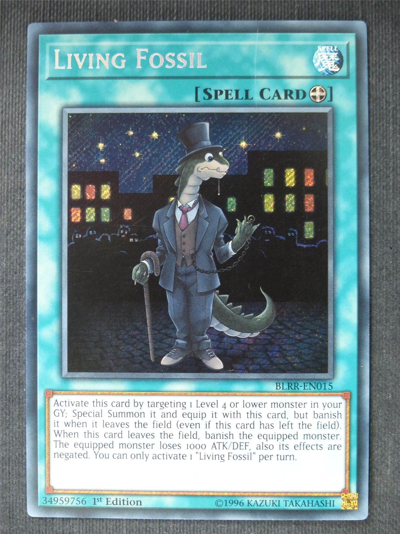 Living Fossil BLRR Secret Rare - 1st ed - Yugioh Card #2MQ