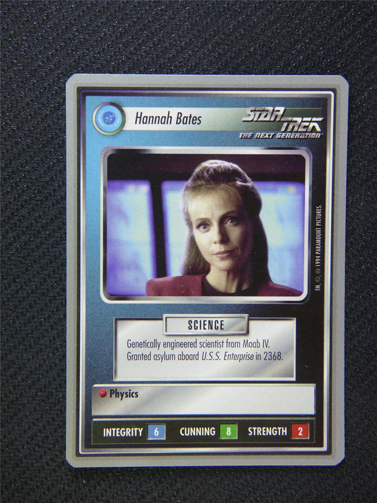 Hannah Bates - Star Trek Silver Border Card Decipher #2BG