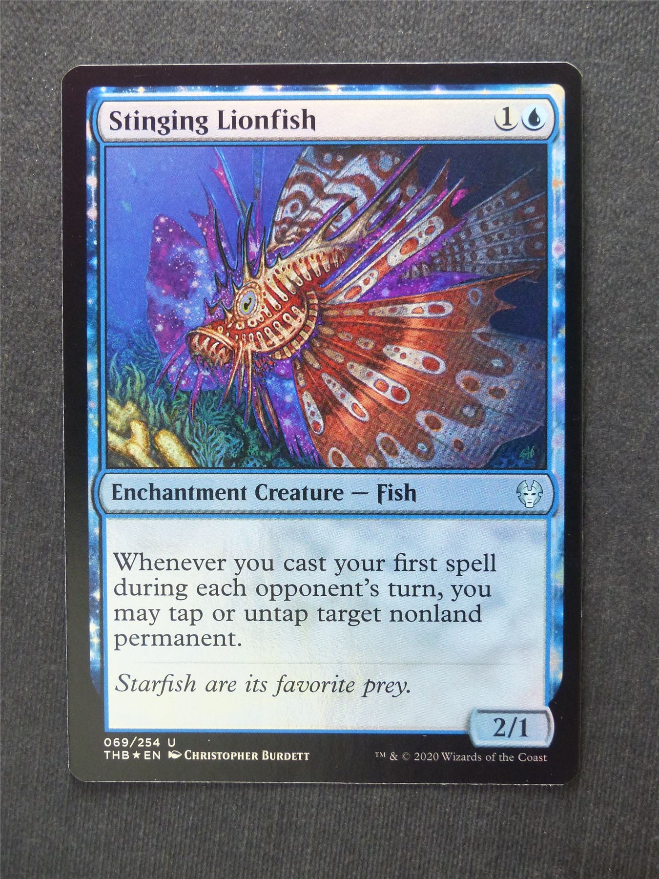 Stinging Lionfish Foil - Mtg Magic Cards #127